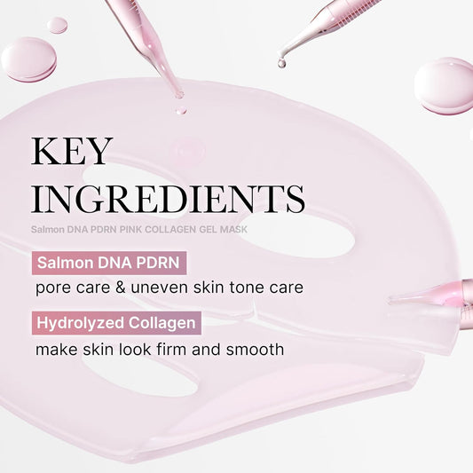 Medicube Salmon DNA PDRN Pink Collagen Gel Mask (4 Pack)