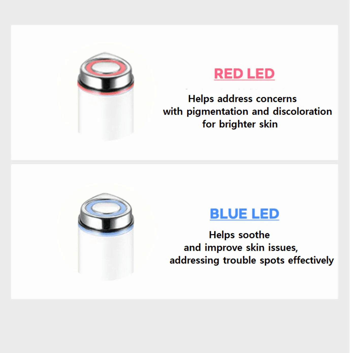 Age-R Booster Pro Mini Skin Toning Device with Rechargeable Battery – White